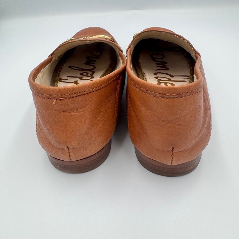 Sam Edelman Loraine Horsebit Loafer Saddle Tan Leather 4.5 EU 34.5 Old Money - Picture 8 of 16